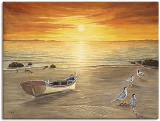 Artland Wandbild »Möwen« Sonnenaufgang & -untergang 1 Stk. tlg. als Alubild, Outdoorbild, Leinwandbild, Poster in verschied. Grössen