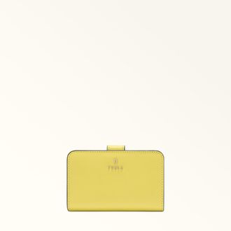 Furla Camelia Portafoglio Compatto M Mudec Yellow Pelle Stampata Donna