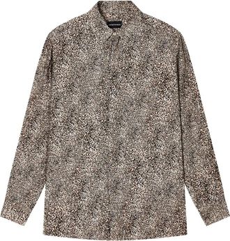 Emporio Armani Camicia con stampa - Toni neutri
