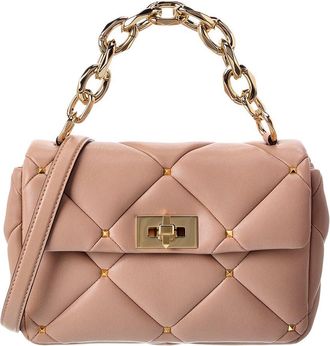 Valentino Rockstud Spike Leather Shoulder Bag