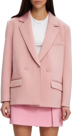 Noize Braunwyn Notch Collar Blazer in Deauville Mauve at Nordstrom Rack, Size Medium