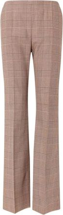 Max Mara Dames, Broeken, Bruin, Maat: S Wol