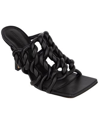 Bottega Veneta Womens Lambskin Stretch Mule (Authentic Pre-Loved)