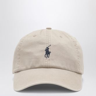 Polo Ralph Lauren Beige Baseball Cap With Logo