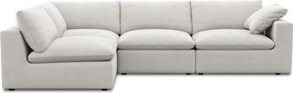 Castlery Customized Light Gray Left-Facing Chaise Sectional Sofa | Dawson by Castlery, Grey, Furniture Sofas