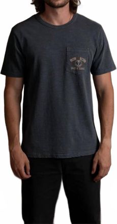 Iron And Resin Pegasus Pocket Tee In Black