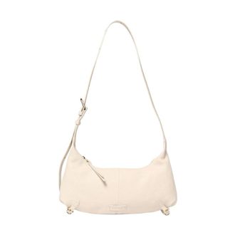 Coccinelle Shoulder Bags, female, White, Size: ONE SIZE Leather Crossbody Bag