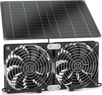 OEM Ventilador De 25 W, Resistente Al Agua, Kit De Ventilador De Doble Potencia Para Invernaderos Y Gallineros