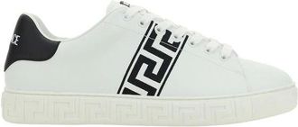 Versace Lage Top Grieks Ge&euml;tste Sneakers - Heren - Sneakers - Wit - 40 EU - Schoenen