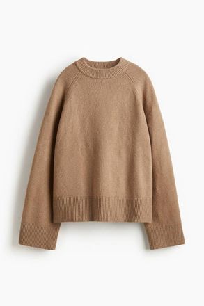 H&M Loose-fit Jumper in Dark Beige at Nordstrom, Size 3X-Large
