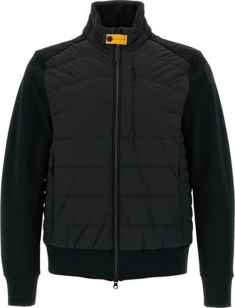 Parajumpers Mick Quilted High-Neck Jacket - Heren - Jassen - Zwart - Maat: S Polyamide