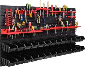 OEM Tablero De Herramientas Para Taller De 156x78 Cm + 26 Bandejas