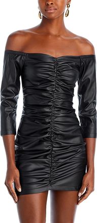 Lucy Paris Lucy Paris Off-the-Shoulder Dress Black Size S