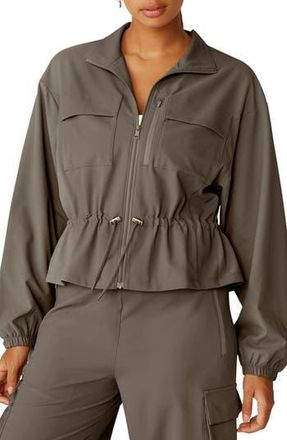 Beyond Yoga City Chic Jacket in Dune at Nordstrom Rack, Size Large