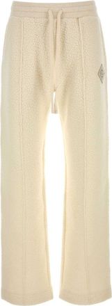 Casablanca Ivory Teddy Joggers