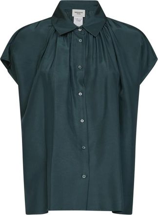 Max Mara Max Mara Weekend Overhemden - Dames - Overhemden - Groen - S - Overhemden