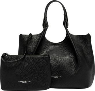 Gianni Chiarini Dua Leather Hobo Shoulder Bag in Black at Nordstrom