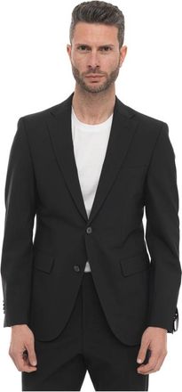 HUGO BOSS H-Harvey Jas - Heren - Blazers - Zwart - S - Wol - Jassen