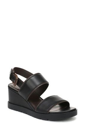 Vince Roma Wedge Slingback Sandal in Black at Nordstrom Rack, Size 5.5