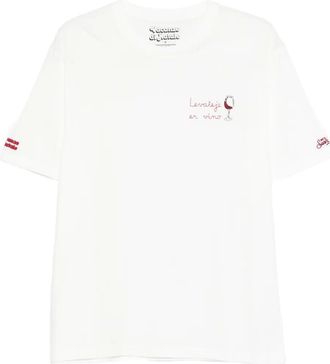 MC2 Saint Barth T-shirt met borduurwerk - Wit