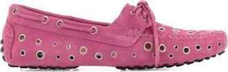 Gimaguas Mocassini Car con occhielli - Rosa