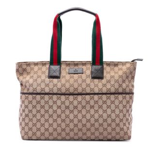 Gucci Pre-owned Gucci GG Canvas Web Tote Ladies C5OUQ0X7POUCGO3A