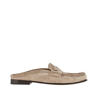 Fendi Fendi Scrunch suede leather sabot Woman 37