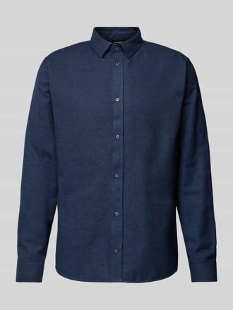 Gabba Freizeithemd mit Knopfleiste Modell NEW YORK in Marine, Gr&ouml;&szlig;e XXL