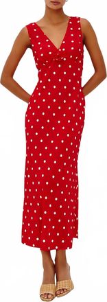 Rails Terena Sleeveless Midi Dress In Rossa