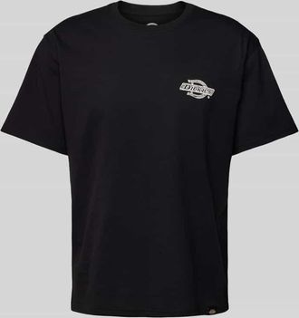 Dickies T-Shirt mit Label-Print Modell WOOD in Black, Größe XXL