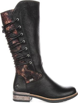 Rieker 94693 High Boot - female - Rieker - High Boots - Black - 6 UK - Shoes