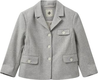 The Garment Geometrische Wollen Jas - Dames - Blazers - Grijs - XS - Wol - Jassen