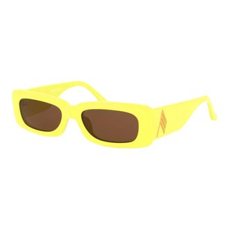 The Attico Sunglasses, female, Yellow, 52 MM, Mini Marfa Sunglasses