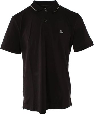 C.P. Company Slim Fit Polo - Heren - Polos - Zwart - 2XL - Katoen - Tops