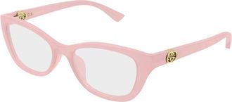Gucci Cat-eye Optisch Montuur - Dames - Brillen - Roze - 53 MM - Accessoires