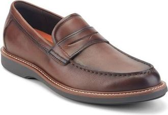 Rockport Ledger Leather Penny Loafer in Dark Brown 200 at Nordstrom, Size 10.5