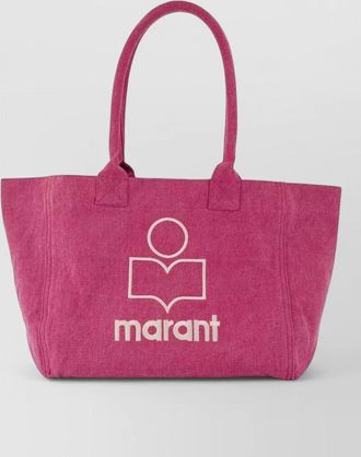 Isabel Marant yenky zipped gz shopper bag - isabel marant - cotton - pink
