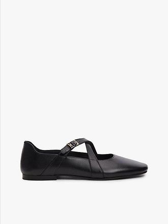 Tommy Hilfiger Zapatos Mary Jane de piel con tira bandolera