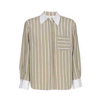 Marie Méro Dames, Blouses & Shirts, Groen, Maat: 2XL Viscose