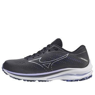 Mizuno Mizuno Wave Rider 25 Black / White / Violet J1GD210693 Womens
