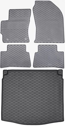 OEM Toyota Corolla Cross Suv A Partir De 2022 Set - Alfombrillas De Goma Para Coche + Alfombrilla Para Maletero