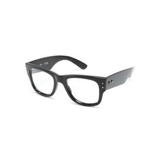 Ray-Ban Glasses, unisex, Black, Size: 51 MM Mega Wayfarer Optical Frame