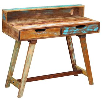 vidaXL Escritorio De Madera Maciza Reciclada Vidaxl