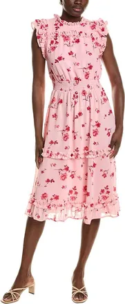 CeCe by Cynthia Steffe Cece Printed Midi Dress
