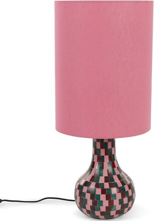 Bold Monkey Design Tischlampe Dont Be Afraid of Colour Pink, ø 29 x 70 cm