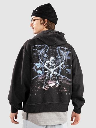 Ninth Hall Iron Surge Boxy Hoodie zwart