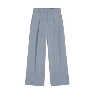 HUGO BOSS Hugo, Wide Trousers, female, Blue, Size: XS Wide Trousers