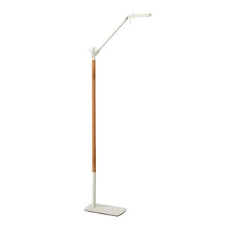 Netlighting Phuket Floor Lamp 7W LED 3000K 600lm Touch Dimmer Matt White Beech