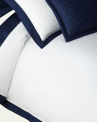 Ralph Lauren Home Organic Sateen Border Duvet, KING