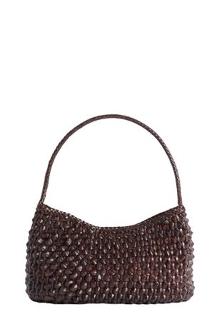 Dragon Diffusion Basil Cactus Weave Shoulder Tote with Sculptural Texture